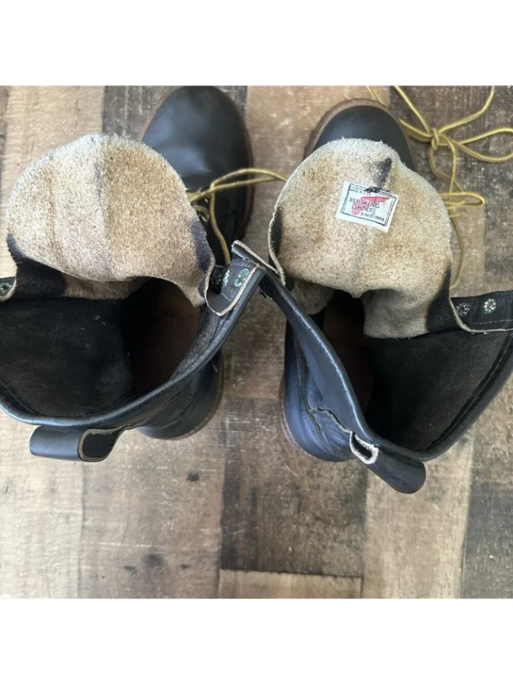 Red Wing 699 Soft Toe Firefighter Logger Work Boots Mens 10.5 E